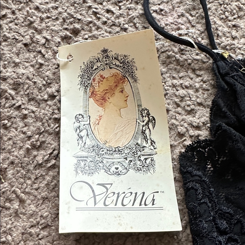 NWT Vintage Verena Elegant Black Lace Women's Lingerie - Picture 6 of 7